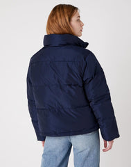 WRANGLER SHORT PUFFER DAMSKA KURTKA ZIMOWA NAVY W4Q3YJ114 112129194