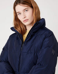 WRANGLER SHORT PUFFER DAMSKA KURTKA ZIMOWA NAVY W4Q3YJ114 112129194