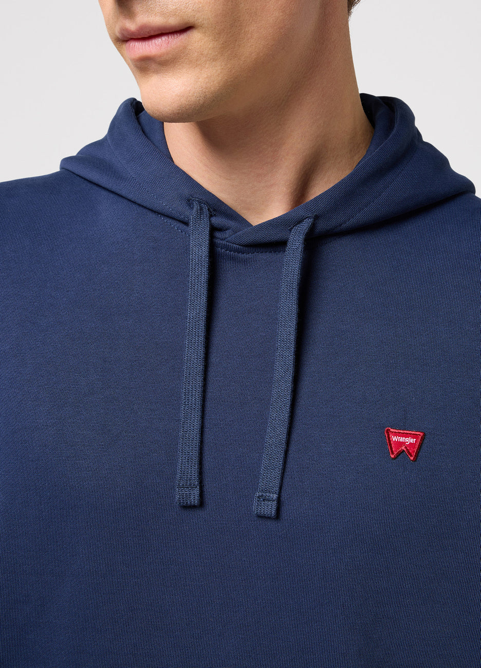 WRANGLER SIGN OFF HOODIE MĘSKA BLUZA NIEROZPINANA NAVY 112350542 W651013678