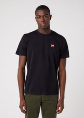 WRANGLER SIGN OFF TEE MĘSKI T-SHIRT KOSZULKA LOGO BLACK W70MD3100 112319289