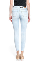 WRANGLER SKINNY CROP CRYSTAL BLUES W28MGU28B 112128456