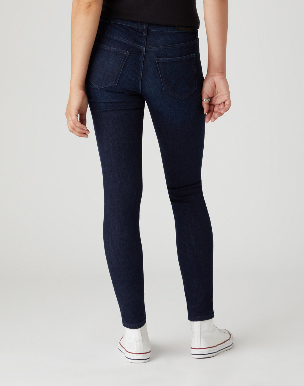 WRANGLER SKINNY DAMSKIE SPODNIE JEANSOWE TAINTED BLUE W28KSZ21H 112128333