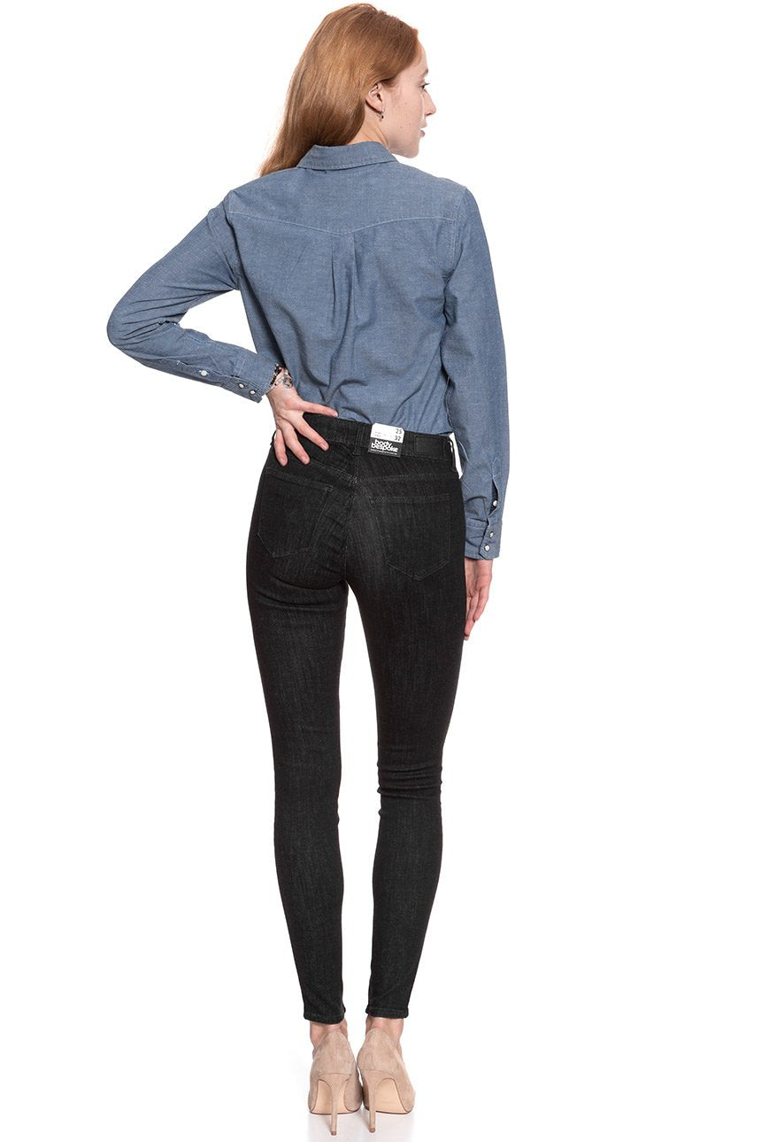 WRANGLER SKINNY RINSE BLACK W28KHS32R 112128275