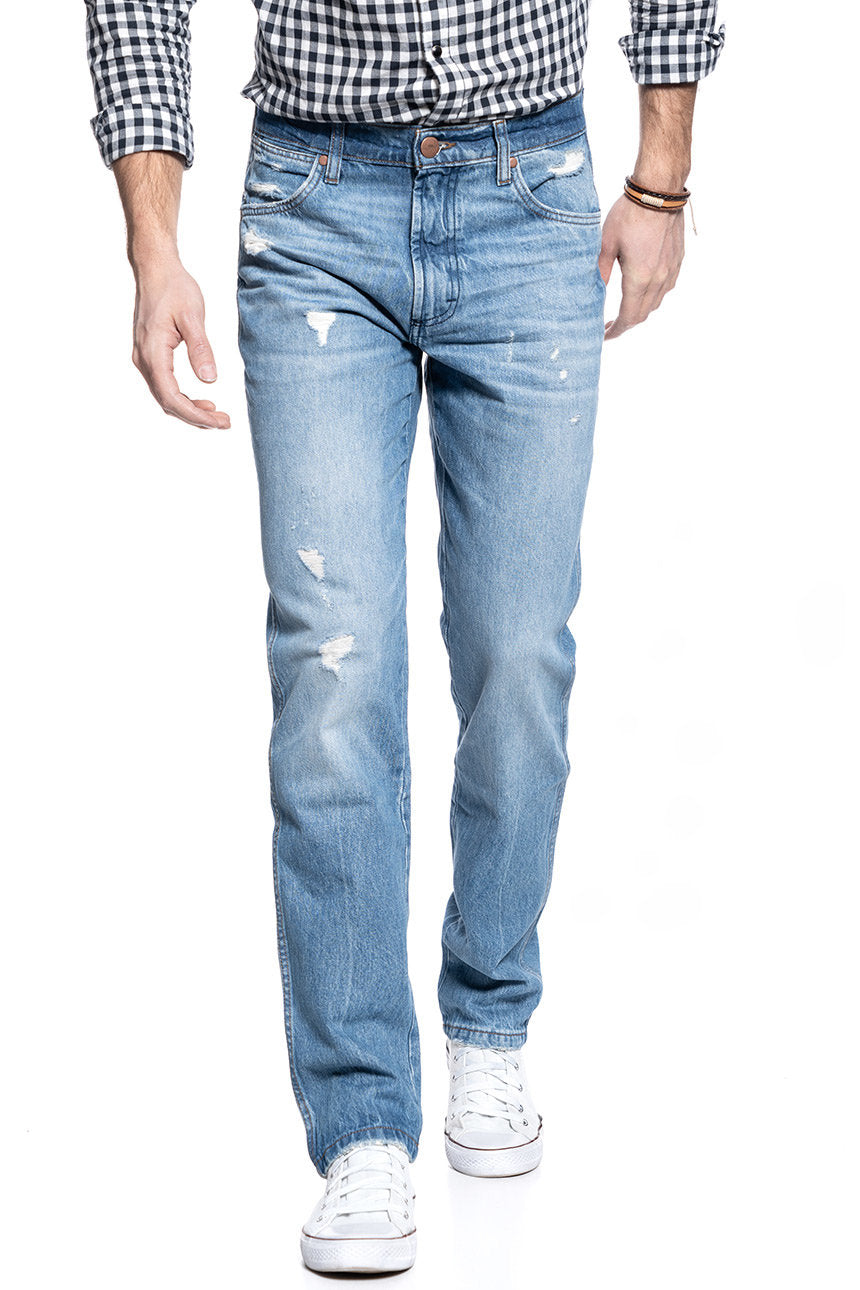 WRANGLER SPODNIE MĘSKIE GREENSBORO CENTER CREASE W15QY1306 112127139