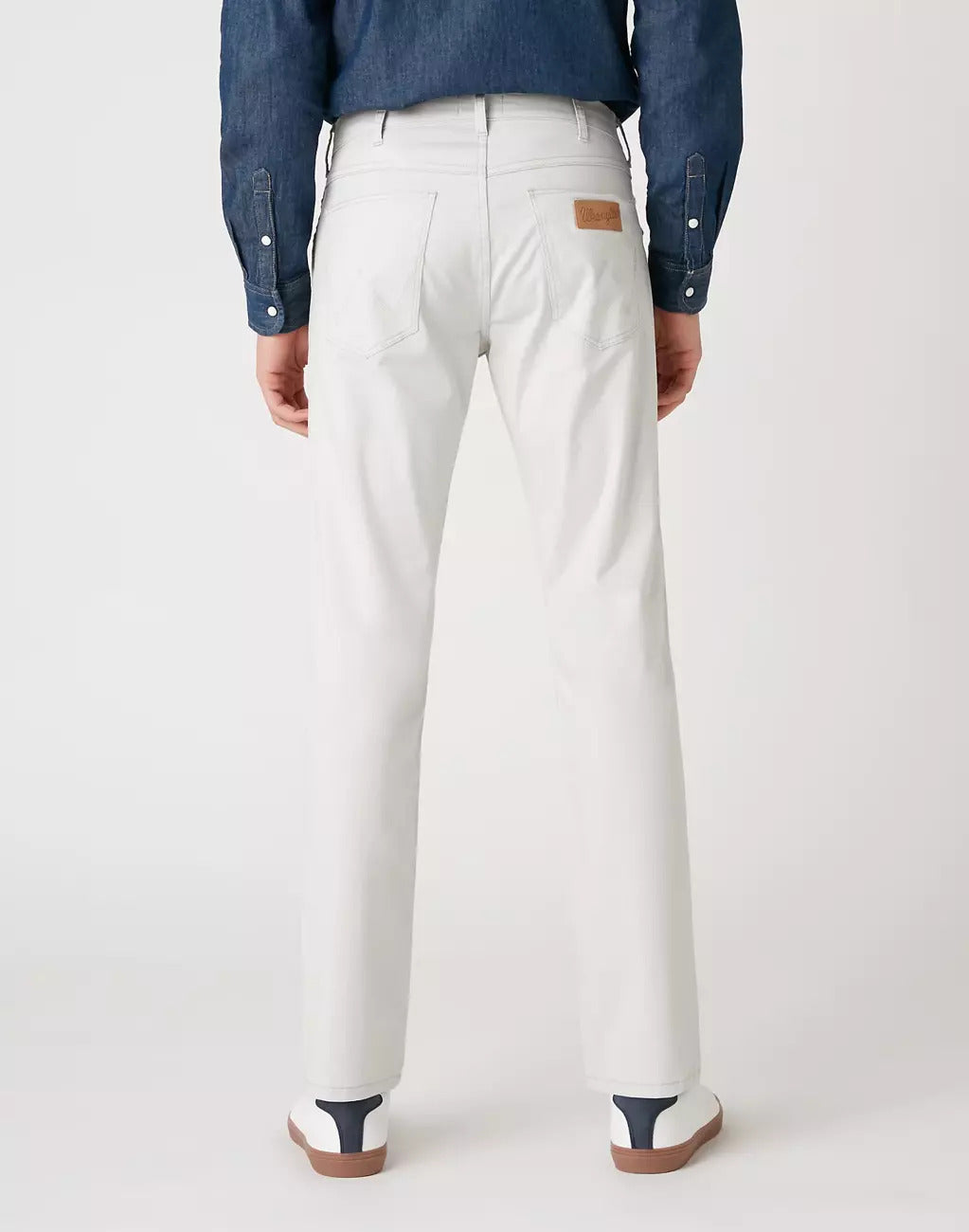 WRANGLER SPODNIE MĘSKIE GREENSBORO VAPOUR GREY W15QWAB26 112127118