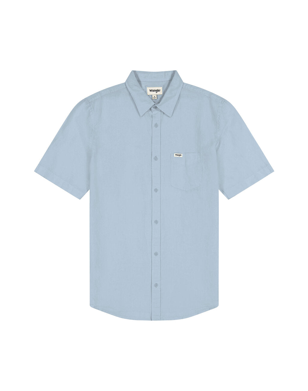 Koszula Elegancka Męska Wrangler SS 1 Pkt Shirt Dream Blue 112352188 W5K0012098