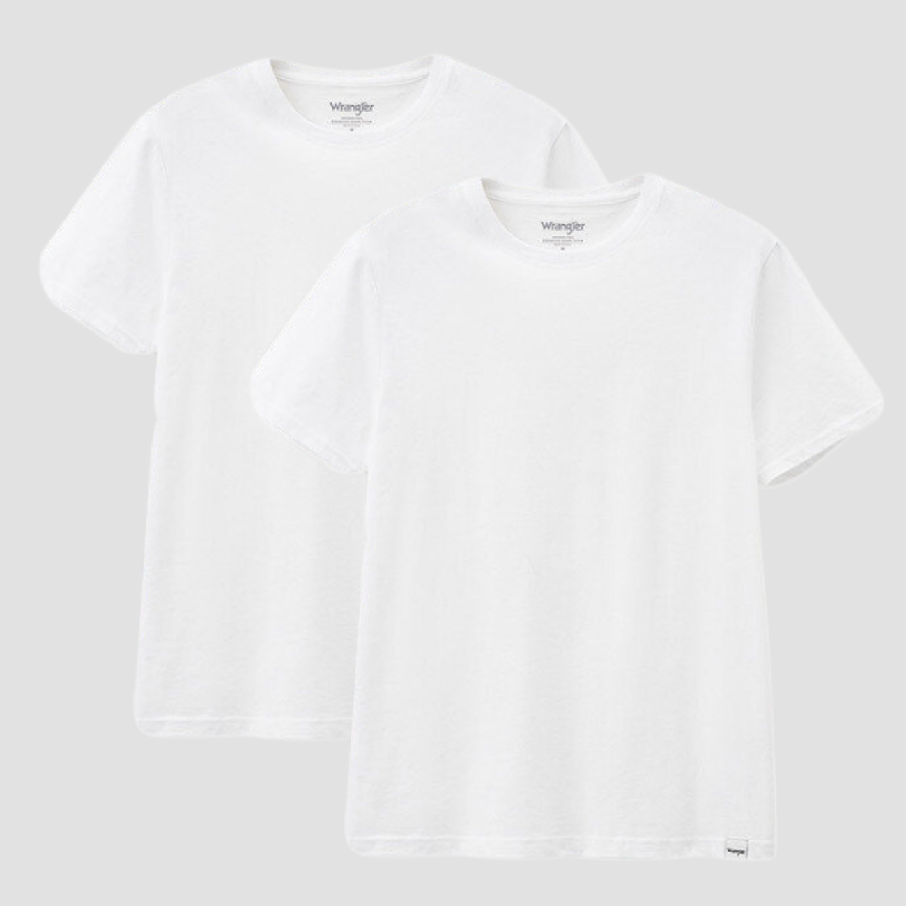 WRANGLER SS 2 PACK TEE MĘSKIE T-SHIRTY KOSZULKI DWUPAK WHITE W7BADH989 112131580