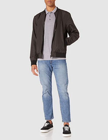 WRANGLER SS REFINED POLO MĘSKI T-SHIRT TORNADO GREY W7MDK570C 112131914