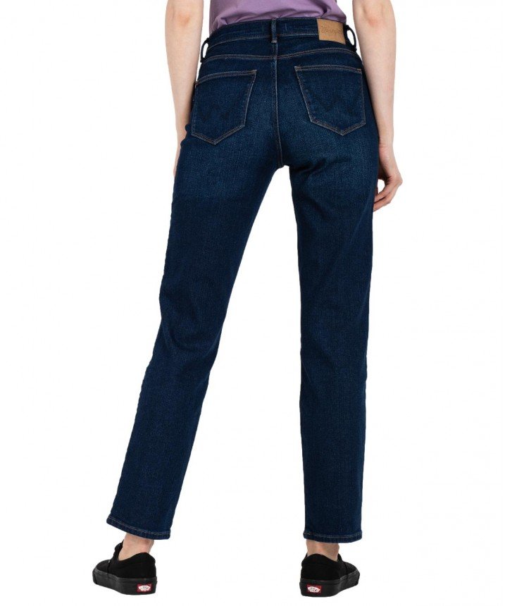 WRANGLER STRAIGHT DAMSKIE SPODNIE JEANSOWE DREAM BLUE W26R47389 112327438