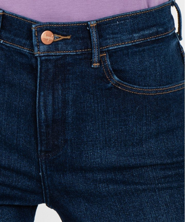 WRANGLER STRAIGHT DAMSKIE SPODNIE JEANSOWE DREAM BLUE W26R47389 112327438