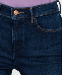 WRANGLER STRAIGHT DAMSKIE SPODNIE JEANSOWE DREAM BLUE W26R47389 112327438