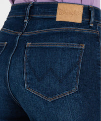 Wrangler Straight Damskie Spodnie Jeansowe Dream Blue W26R47389 112327438