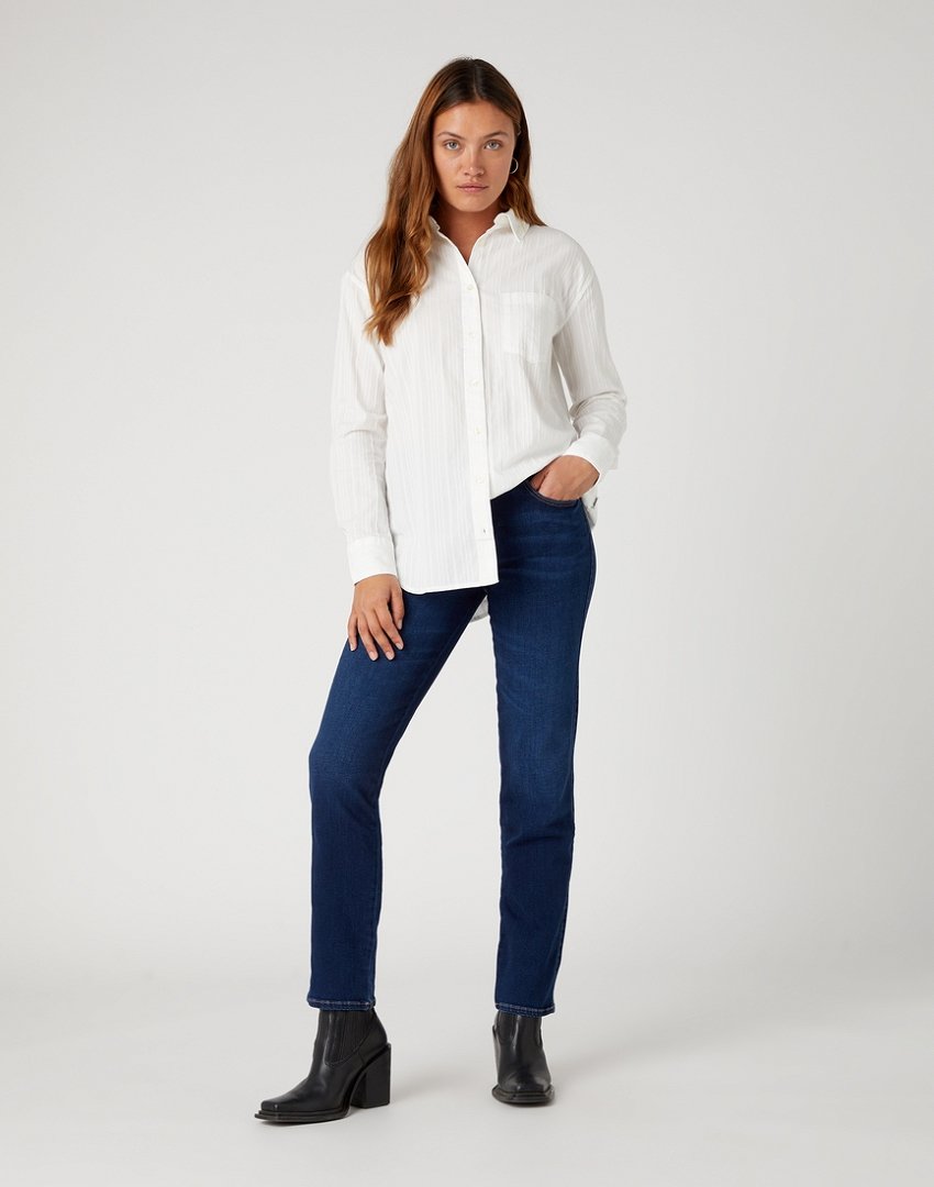 WRANGLER STRAIGHT DAMSKIE SPODNIE JEANSOWE JEANSY ANABEL W26RCY37Q 112332361