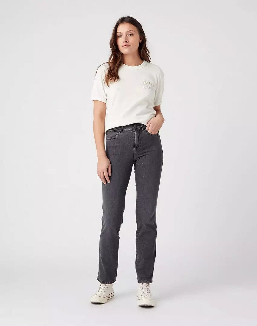 WRANGLER STRAIGHT DAMSKIE SPODNIE JEANSOWE JEANSY DRIVEWAY W26R95W11 112319195