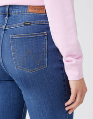 WRANGLER STRAIGHT DAMSKIE SPODNIE JEANSOWE JEANSY HUDSON W20TB940T 112141245