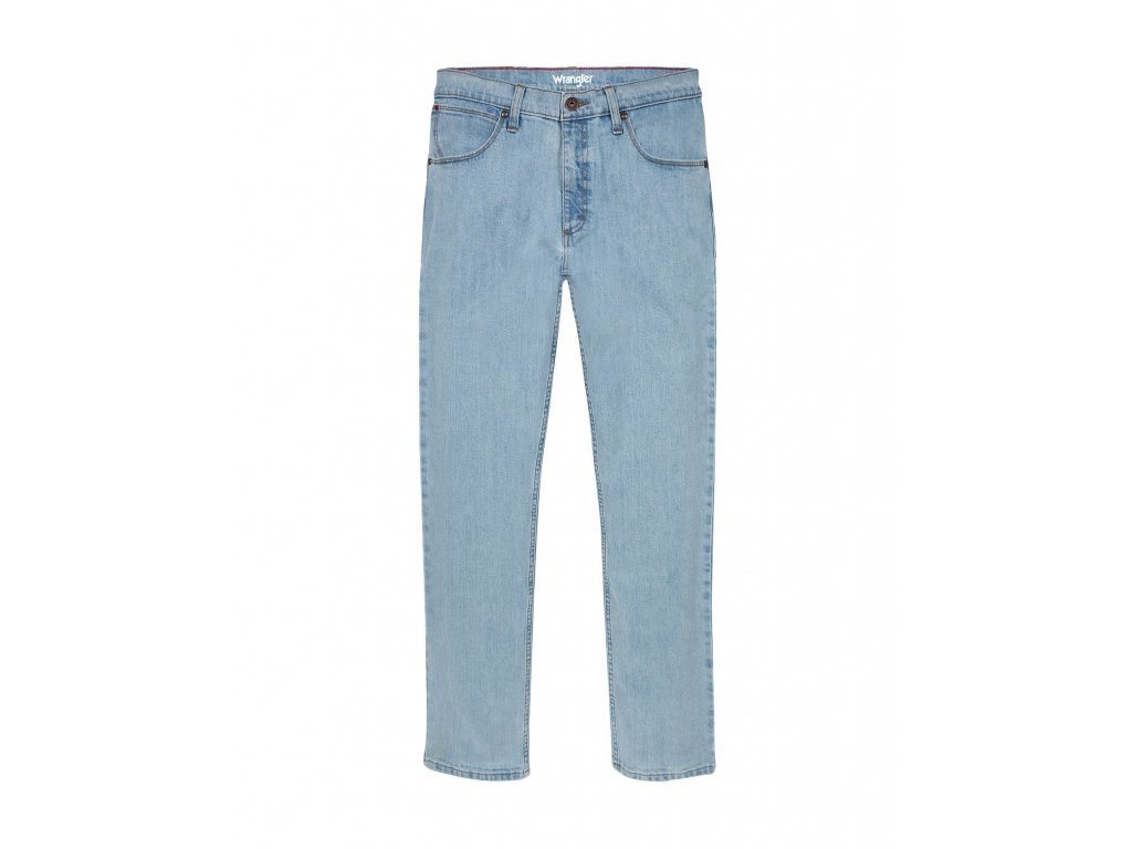 WRANGLER STRAIGHT MĘSKIE SPODNIE JEANSOWE JEANSY BLEACH W10TM6X9E 112126013