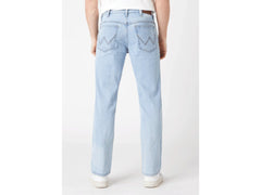 WRANGLER STRAIGHT MĘSKIE SPODNIE JEANSOWE JEANSY BLEACH W10TM6X9E 112126013