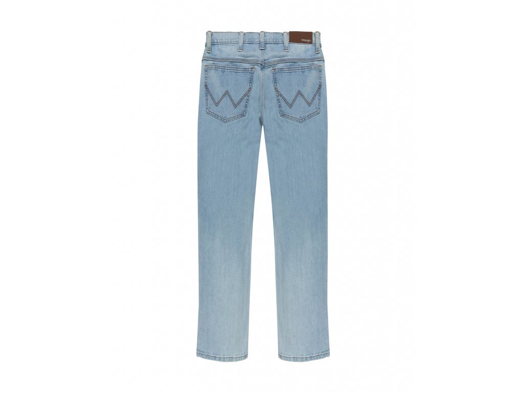 WRANGLER STRAIGHT MĘSKIE SPODNIE JEANSOWE JEANSY BLEACH W10TM6X9E 112126013