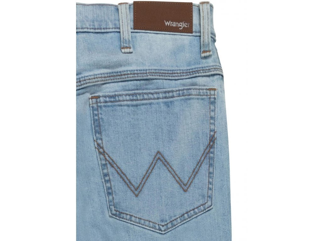 WRANGLER STRAIGHT MĘSKIE SPODNIE JEANSOWE JEANSY BLEACH W10TM6X9E 112126013