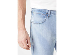 WRANGLER STRAIGHT MĘSKIE SPODNIE JEANSOWE JEANSY BLEACH W10TM6X9E 112126013