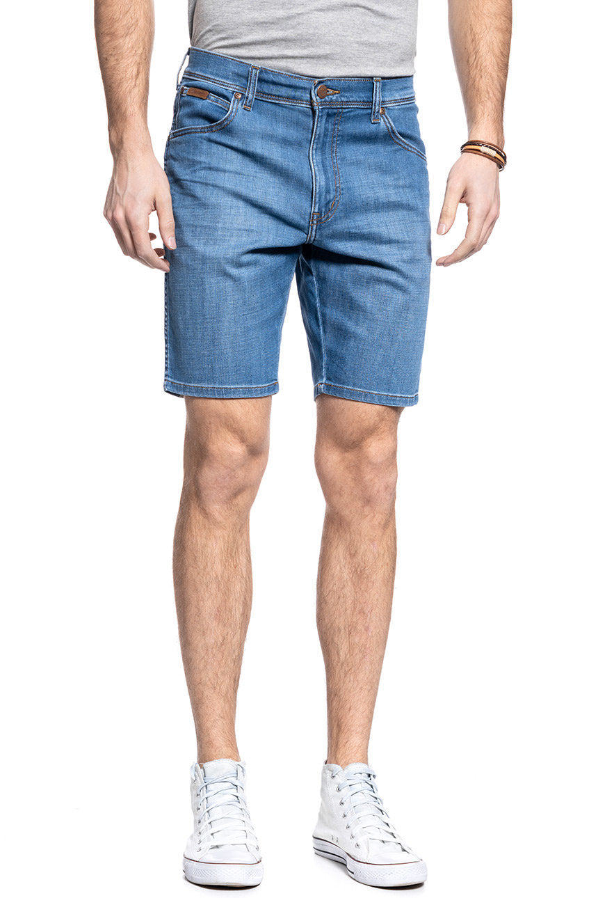 WRANGLER SZORTY MĘSKIE TEXAS SHORT LITE BLUE W11CQ187W 112126019