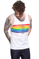 WRANGLER T SHIRT PRIDE TANK WHITE W769D3989 112131106