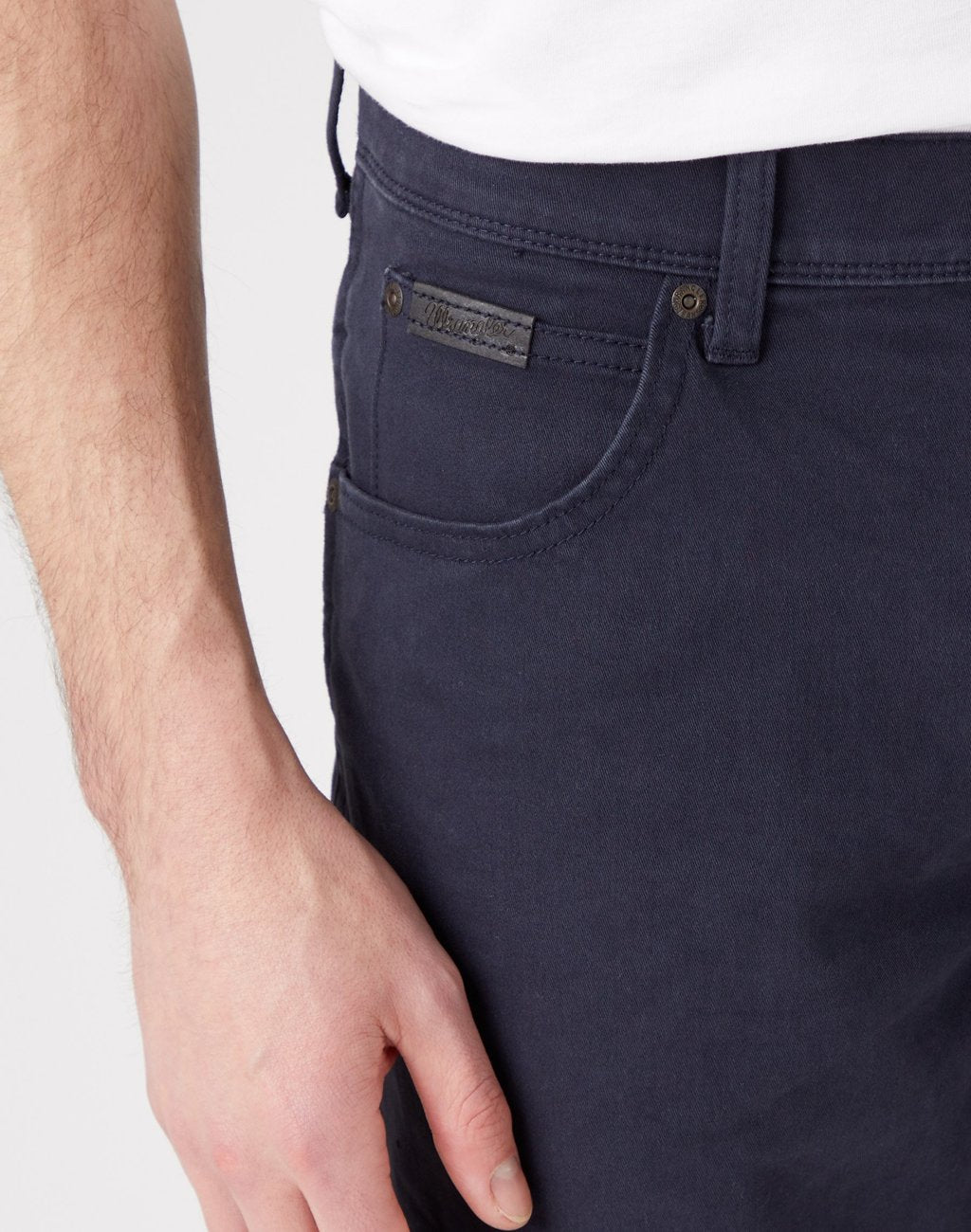 Wrangler Texas Męskie Spodnie Jeansowe Dark Navy W12193XAE 112319293