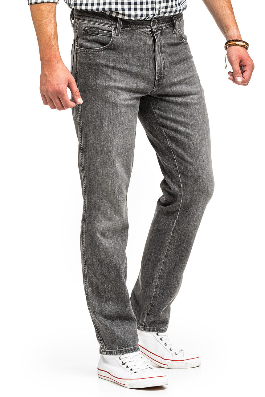 WRANGLER TEXAS MĘSKIE SPODNIE JEANSOWE DUSTY GRANITE W121P416N 112126173
