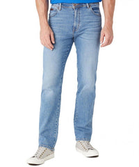 WRANGLER TEXAS MĘSKIE SPODNIE JEANSOWE GLASTON BLUE W121HN13S 112145769