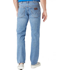 WRANGLER TEXAS MĘSKIE SPODNIE JEANSOWE GLASTON BLUE W121HN13S 112145769