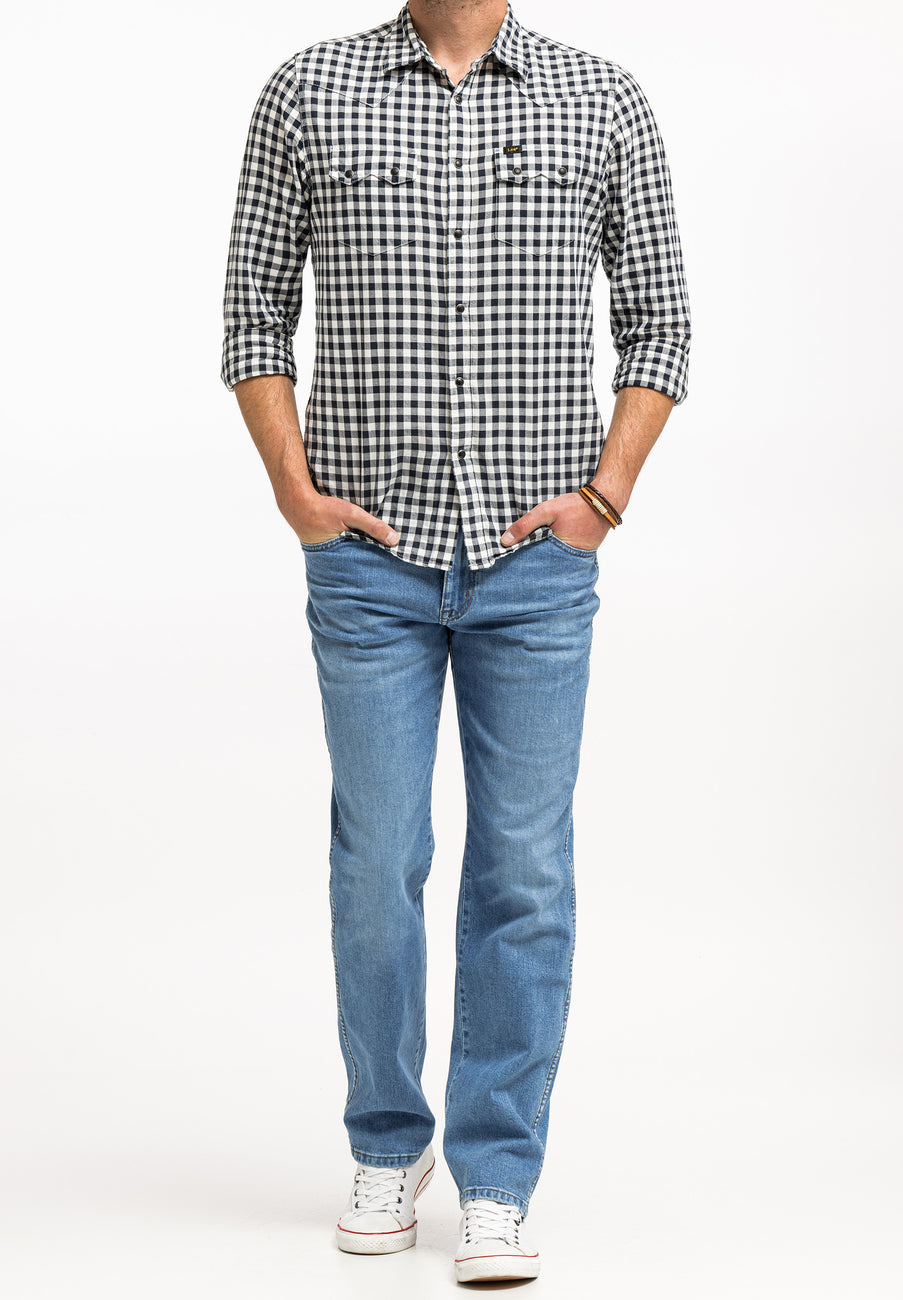 Wrangler Texas Męskie Spodnie Jeansowe Friday Rock W121HR47E 112331061