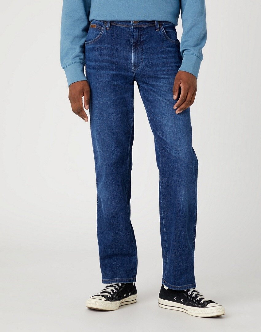 Wrangler Texas Męskie Spodnie Jeansowe Free Way W121YJZ99 112331139