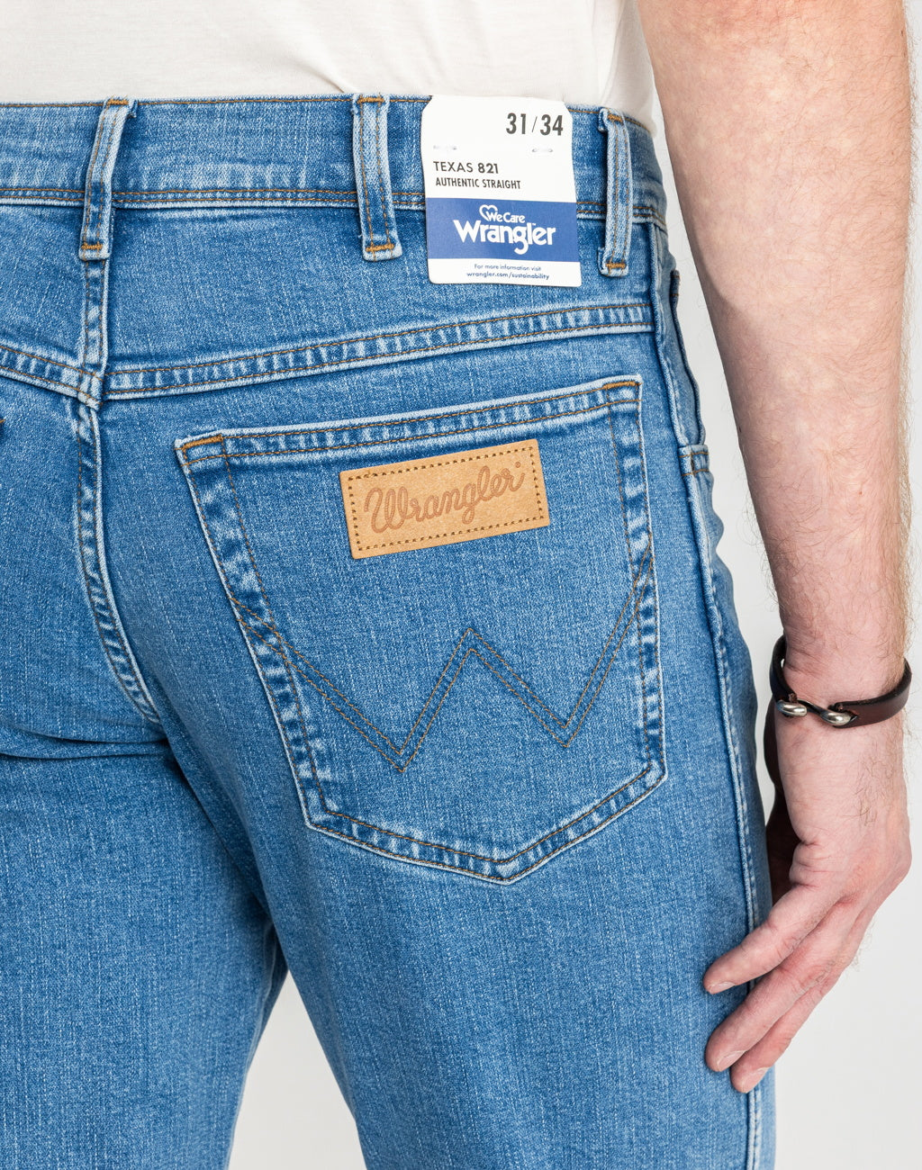 Męskie spodnie Jeansowe Wrangler Texas Good Shot W121HRZ93 112330691