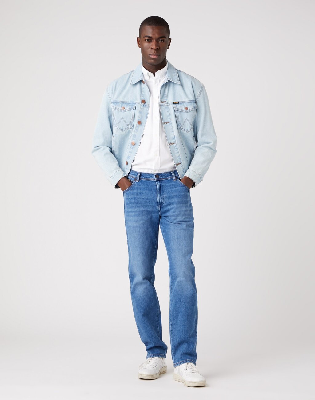 WRANGLER TEXAS MĘSKIE SPODNIE JEANSOWE NEW FAVORITE W121JX21Y 112322664