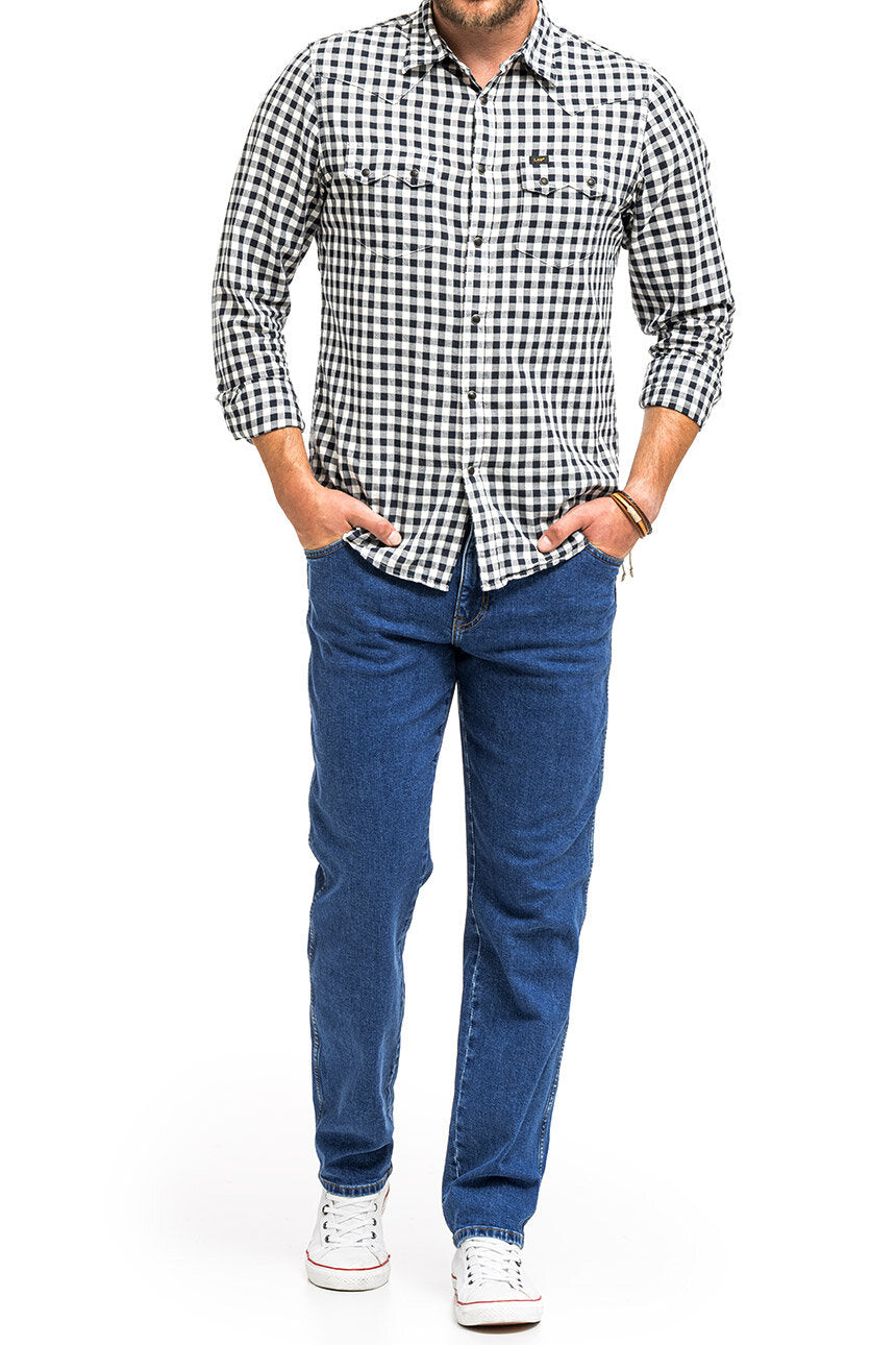 WRANGLER TEXAS MĘSKIE SPODNIE JEANSOWE ORIGINAL STONES W121HR66H 112144742