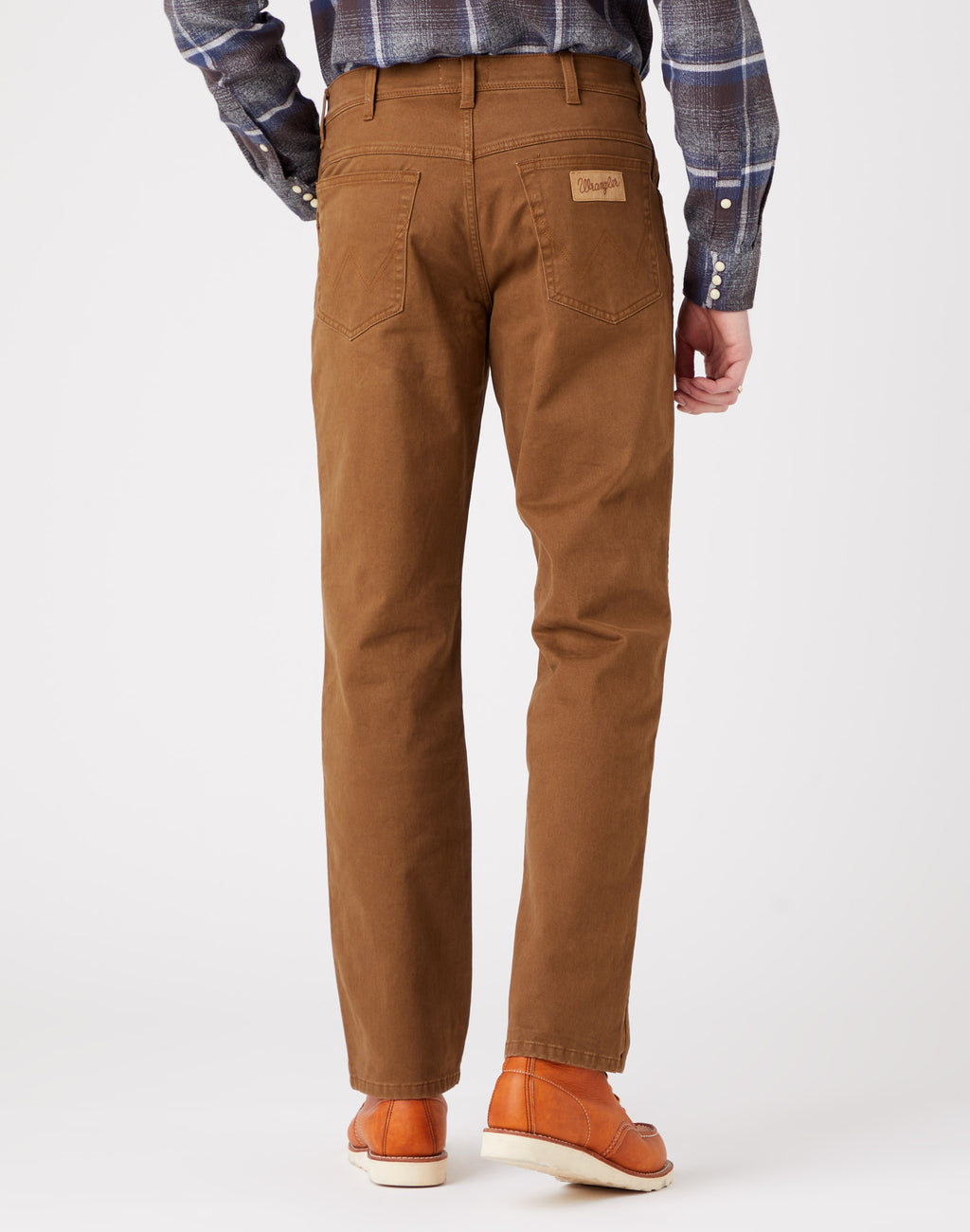 WRANGLER TEXAS MĘSKIE SPODNIE JEANSOWE SADDLE BROWN W12193248 112319291