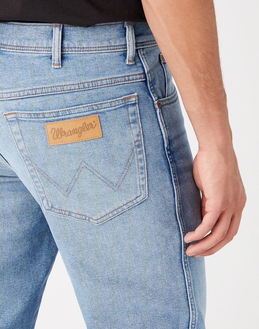 WRANGLER TEXAS MĘSKIE SPODNIE JEANSOWE TAPER BLUE BOSS W12TYL29R 112145810