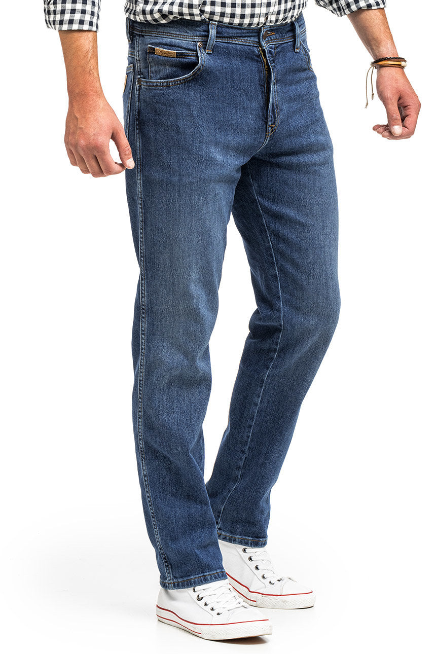 WRANGLER TEXAS MĘSKIE SPODNIE JEANSOWE THE MOMENT AUTHENTIC STRAIGHT W121OCR25 112319229