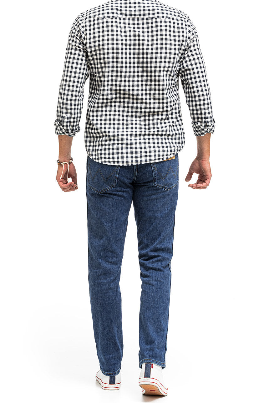 WRANGLER TEXAS MĘSKIE SPODNIE JEANSOWE THE MOMENT AUTHENTIC STRAIGHT W121OCR25 112319229