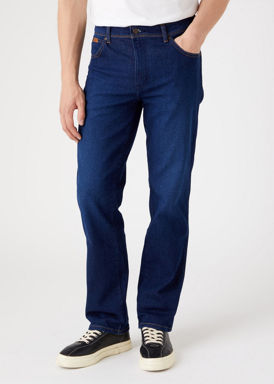 WRANGLER TEXAS MĘSKIE SPODNIE JEANSOWE THE MOUNTAIN W121U828L 112319979