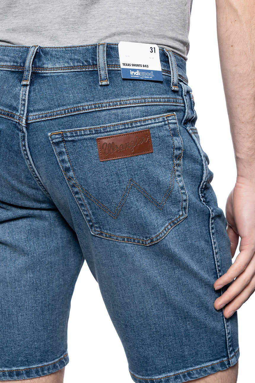 WRANGLER TEXAS SHORT MĘSKIE SZORTY KRÓTKIE SPODENKI THE ACE W11CU542Q 112126020