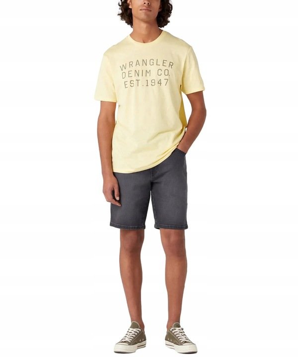WRANGLER TEXAS SHORTS MĘSKI SZORTY SPODENKI ASHES W11CBY43A 112328975