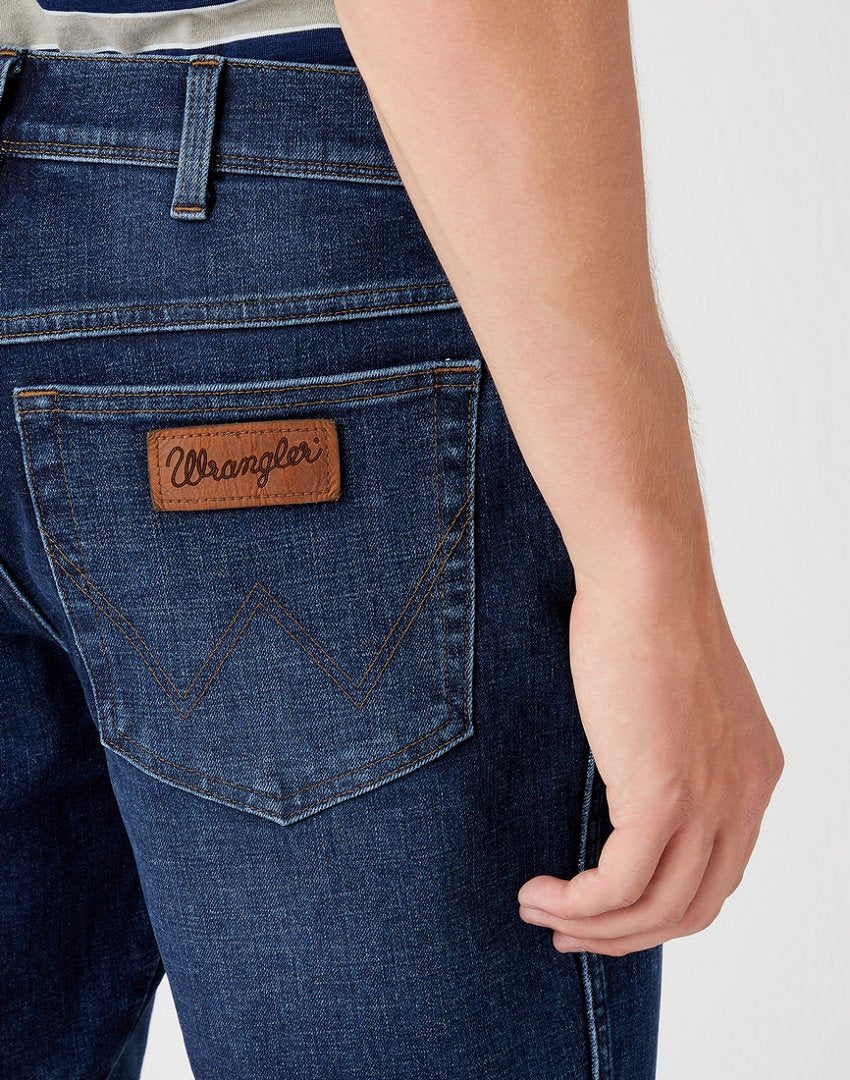 WRANGLER TEXAS SHORTS MĘSKIE SZORTY KRÓTKIE SPODENKI DARK WASH W11CCT30R 112145749