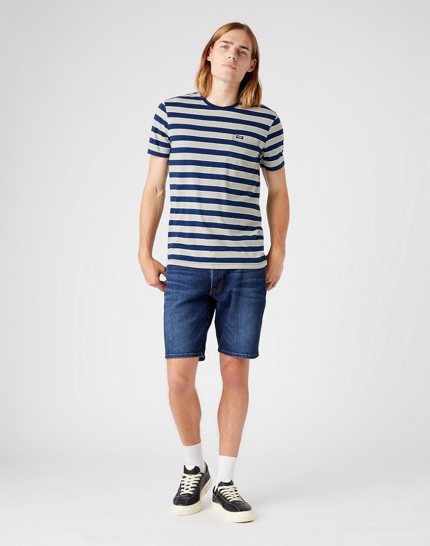 WRANGLER TEXAS SHORTS MĘSKIE SZORTY KRÓTKIE SPODENKI DARK WASH W11CCT30R 112145749