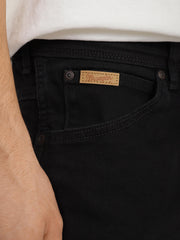 WRANGLER TEXAS SHORTS MĘSKIE SZORTY SPODENKI EBONY BLACK W11CBYZ45 112337505