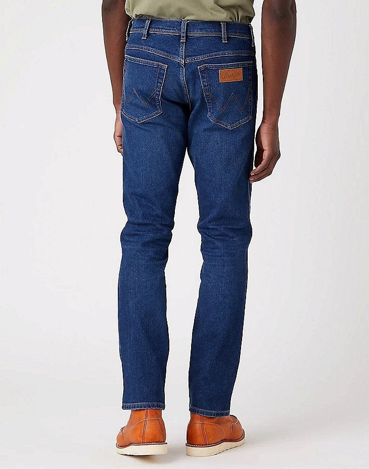 Wrangler Texas Slim Męskie Spodnie Jeansowe Blue Nun W12SU825I 112320083
