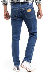 WRANGLER TEXAS SLIM MĘSKIE SPODNIE JEANSOWE CRAZY GAME W12SOAR26 112319230