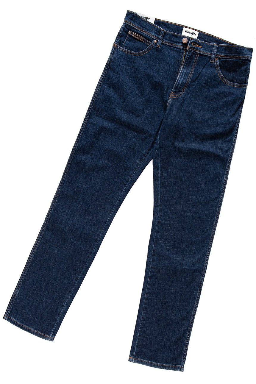 Męskie Spodnie Wrangler Texas Slim Jeansowe Cross Game W12S8311U 112126497