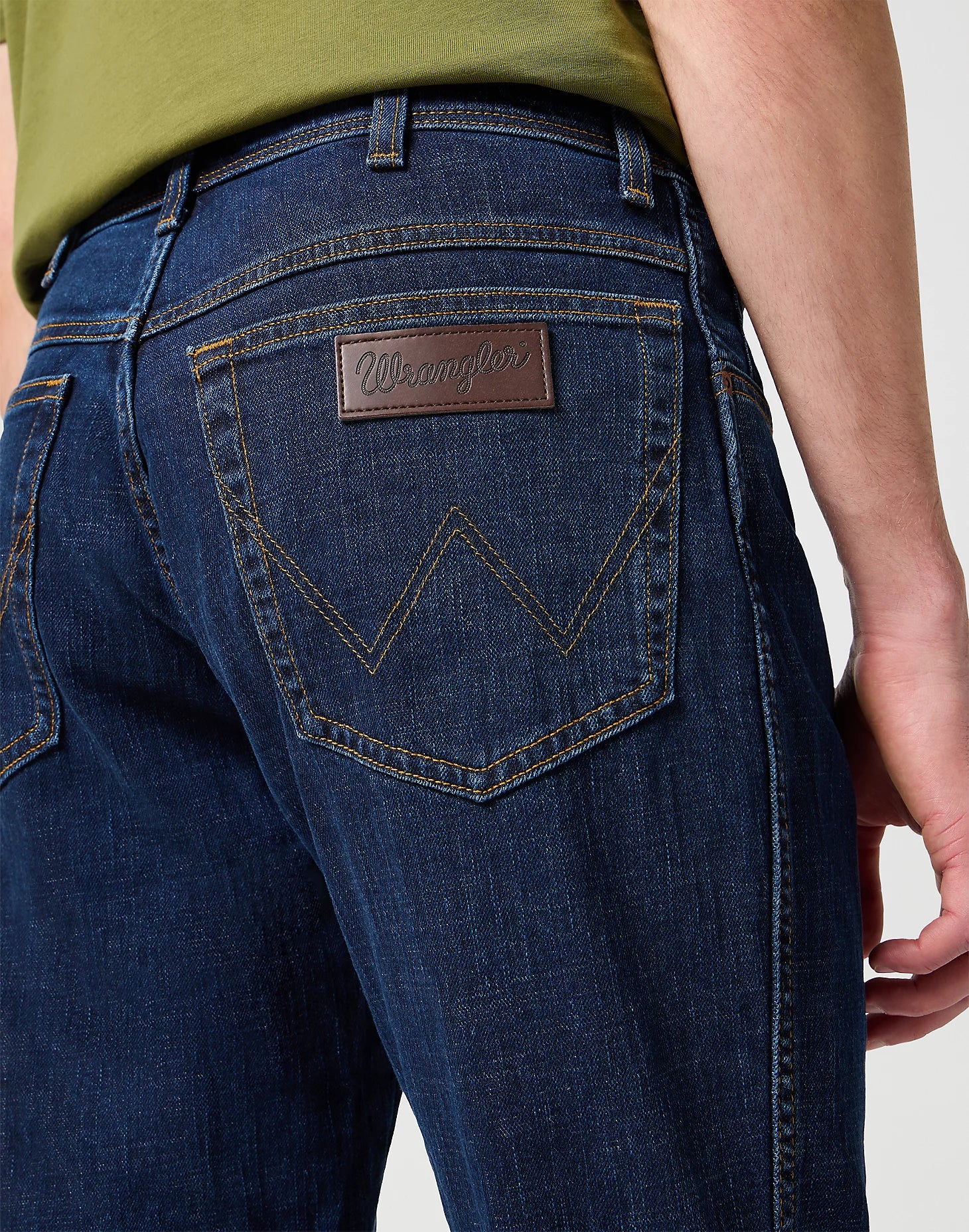 Męskie Spodnie Wrangler Texas Slim Jeansowe Cross Game W12S8311U 112126497