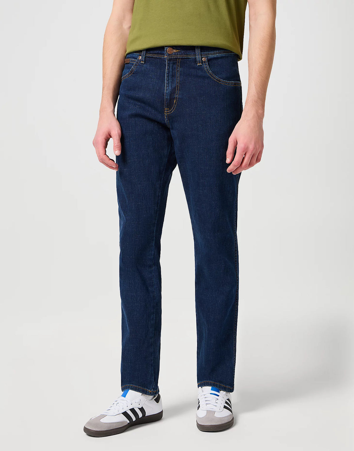 Męskie Spodnie Wrangler Texas Slim Jeansowe Cross Game W12S8311U 112126497